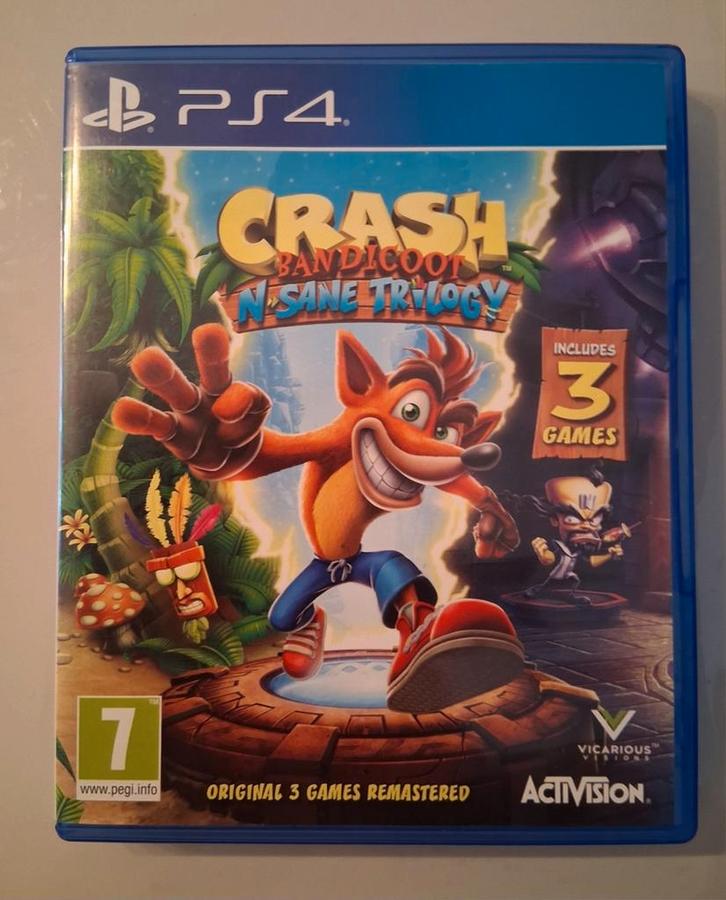 Crash Bandicoot: n-sane trilpgy 3 spelletjes, Consoles de jeu & Jeux vidéo, Jeux | Sony PlayStation 4, Enlèvement ou Envoi