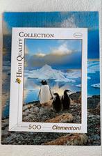 Puzzel pinguïns Clementoni 500 stuks, Hobby en Vrije tijd, Denksport en Puzzels, Ophalen, 500 t/m 1500 stukjes, Zo goed als nieuw