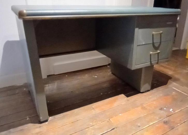 Bureau industriel vintage, Antiquités & Art, Antiquités | Bureau & Affaires, Enlèvement