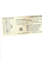 Feuillet publicitaire, Ophalen of Verzenden, Zo goed als nieuw