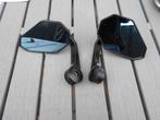 2 retro bout de guidon style carbon miroir bleu-NEUF, Ophalen