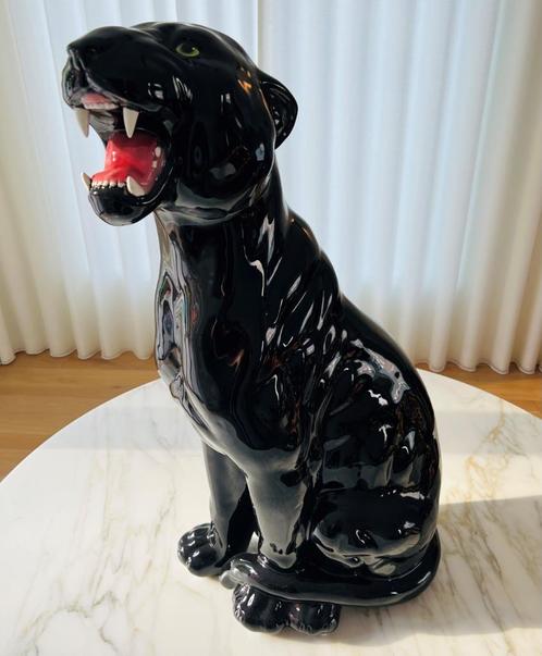 Magnifique statue en céramique représentant un jaguar agress, Maison & Meubles, Accessoires pour la Maison | Autre, Neuf, Enlèvement ou Envoi