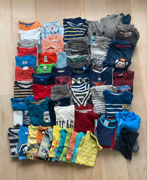 Pakket (56 stuks) jongenskledij maat 104-110, Kinderen en Baby's, Kinderkleding | Kinder-kledingpakketten, Gebruikt, Maat 104