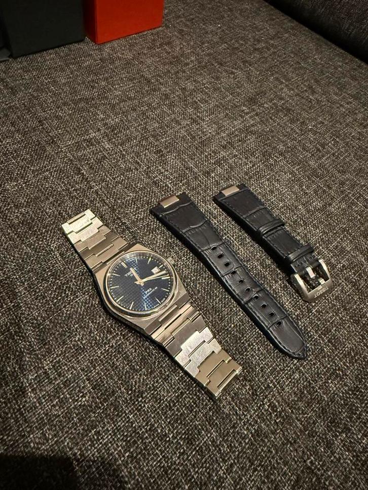 Tissot prx powermatic 80, Handtassen en Accessoires, Horloges | Heren, Zo goed als nieuw, Polshorloge, Ophalen