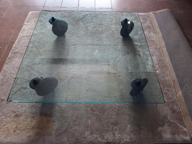 Tavola avec ruote de Fontana Arte (dommages mineurs), Maison & Meubles, Tables | Tables de salon, Utilisé, Moins de 50 cm, 100 à 150 cm