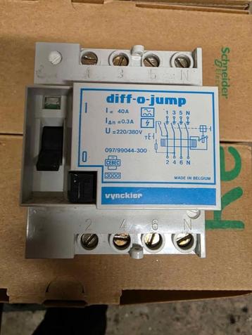  Différentiel Vynckier diff-o-jump 40A / 300mA – 4P beschikbaar voor biedingen