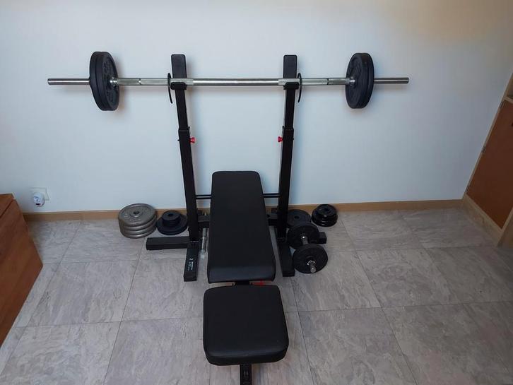 Benchpress, Sport en Fitness, Fitnessmaterialen, Zo goed als nieuw, Ophalen