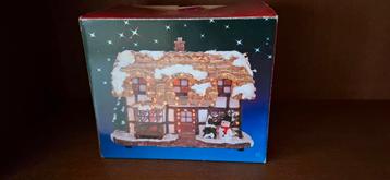 Kerstgerief: huisje met licht, kerstboompje, kerststal  beschikbaar voor biedingen