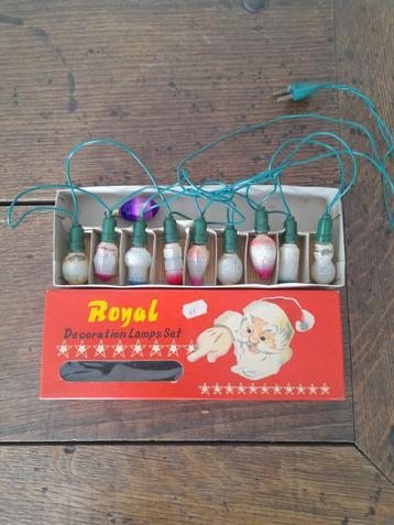 Vintage Kerstverlichting. Retro Christmas lights