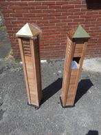 houten verlichtingspaal, Jardin & Terrasse, Éclairage extérieur, Bois, Enlèvement, 50 à 250 watts, Neuf