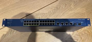 Netgear ProSAFE FS728TLP 24-poorts PoE Switch disponible aux enchères