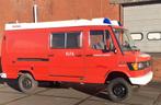 mercedes brandweer CAMPER 4x4 OLDTIMER benzine OFFROAD 4x44, Auto's, Stof, 2289 cc, Handgeschakeld, Particulier