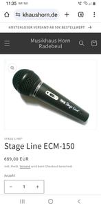Stage line cond microfoon ECM-150, Muziek en Instrumenten, Microfoons, Ophalen of Verzenden, Zo goed als nieuw