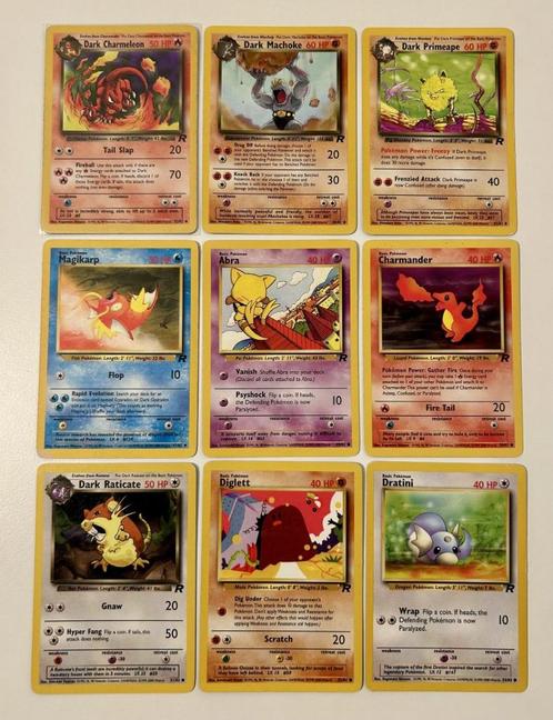 Pokemon Team Rocket Engels (2000), Hobby en Vrije tijd, Verzamelkaartspellen | Pokémon, Gebruikt, Meerdere kaarten, Ophalen
