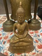 Thaise Boeddha in meditatie, vintage handgemaakt, Huis en Inrichting, Woonaccessoires | Boeddhabeelden, Gebruikt, Ophalen of Verzenden