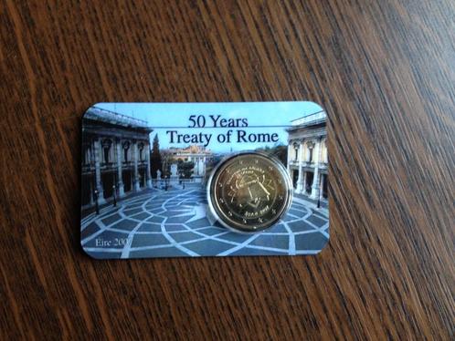 Irlande 2 euros Coincard, 50 ans du Traité de Rome, Timbres & Monnaies, Monnaies | Europe | Monnaies euro, Monnaie en vrac, 2 euros