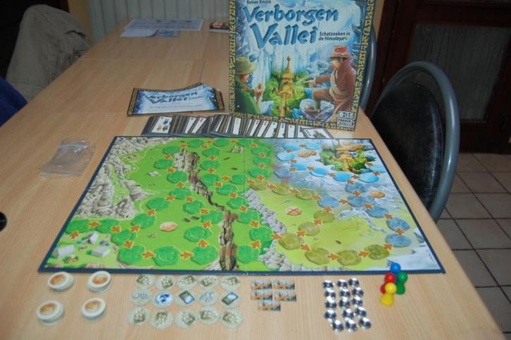 De verborgen vallei, Hobby en Vrije tijd, Gezelschapsspellen | Bordspellen, Zo goed als nieuw, Een of twee spelers, Drie of vier spelers