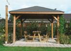 Tonelle Kiosque  en bois 347 X 347 cm, Jardin & Terrasse, 250 à 300 cm, Enlèvement, Autres types, Bois