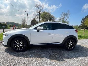 Mazda Cx-3  2.0i SKYACTIV-G 2WD Pure Edition, Auto's, Mazda, Automaat, Wit, Leder, Particulier