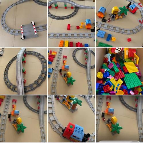 Groot lot +/- 6 kg Lego Duplo + trein sporen blokken, Kinderen en Baby's, Speelgoed | Duplo en Lego, Duplo, Ophalen of Verzenden