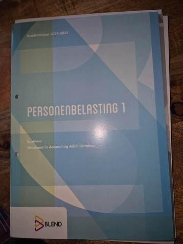 Personenbelasting 1 beschikbaar voor biedingen