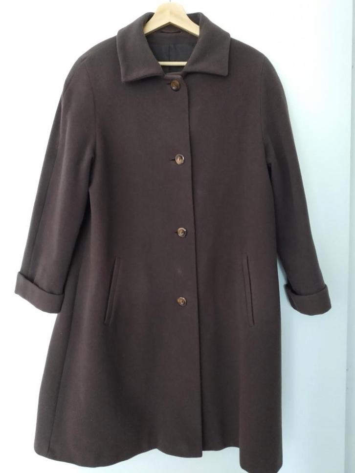 manteau d'hiver - taille 42/44 - comme neuf - laine, Vêtements | Femmes, Vestes | Hiver, Comme neuf, Taille 42/44 (L), Brun, Enlèvement ou Envoi