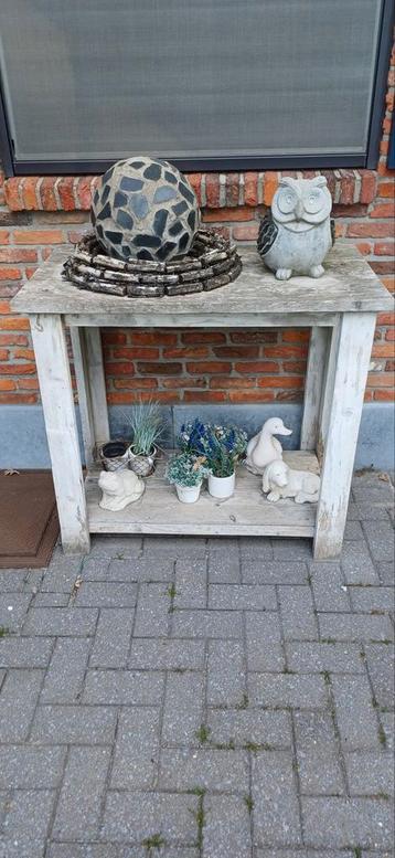 TUINTAFEL  -  STEIGERHOUT  beschikbaar voor biedingen