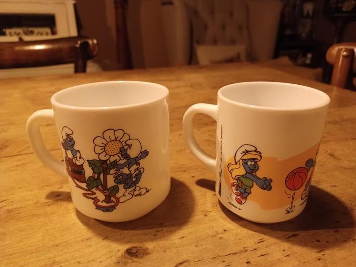 ARCOPAL KOFFIEMOKKEN DE SMURFEN, Verzamelen, Smurfen, Ophalen of Verzenden