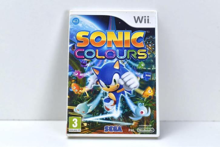 (Wii) SONIC COLOURS | Nintendo Game  (2), Games en Spelcomputers, Games | Nintendo Wii, Gebruikt, Verzenden