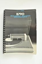 Platenspeler Revox B790 Service Manual, Audio, Tv en Foto, Platenspelers, Ophalen, Platenspeler, Overige merken