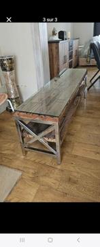 Meuble Tv, Huis en Inrichting, Kasten |Televisiemeubels, Ophalen, 150 tot 200 cm, Eikenhout, Zo goed als nieuw