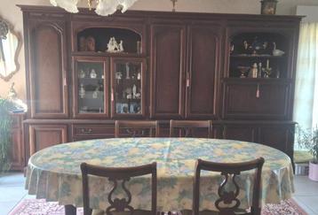Salle à manger en noyer, Enlèvement, Utilisé, Klassiek notelaar