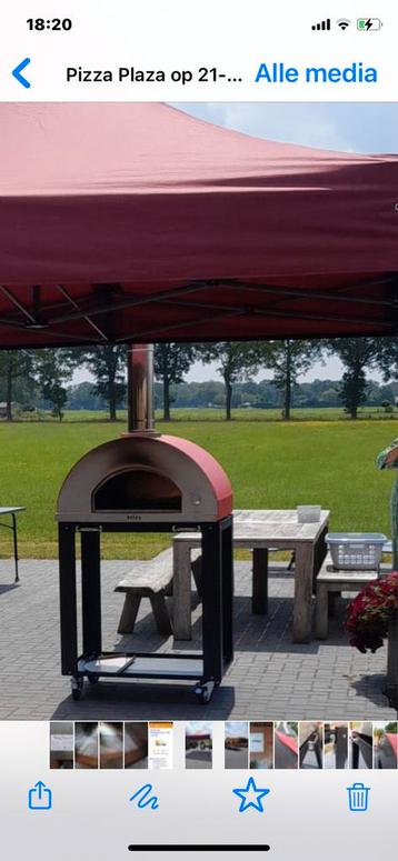 BEEK Grande pizza oven houtoven dubbel geïsoleerd tot 4pizza