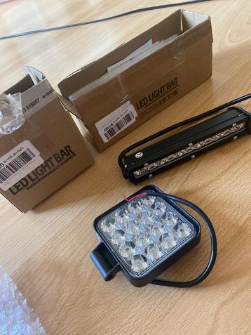 LED Lightbar + 6 Werklampen – NIEUW – 12/24V beschikbaar voor biedingen