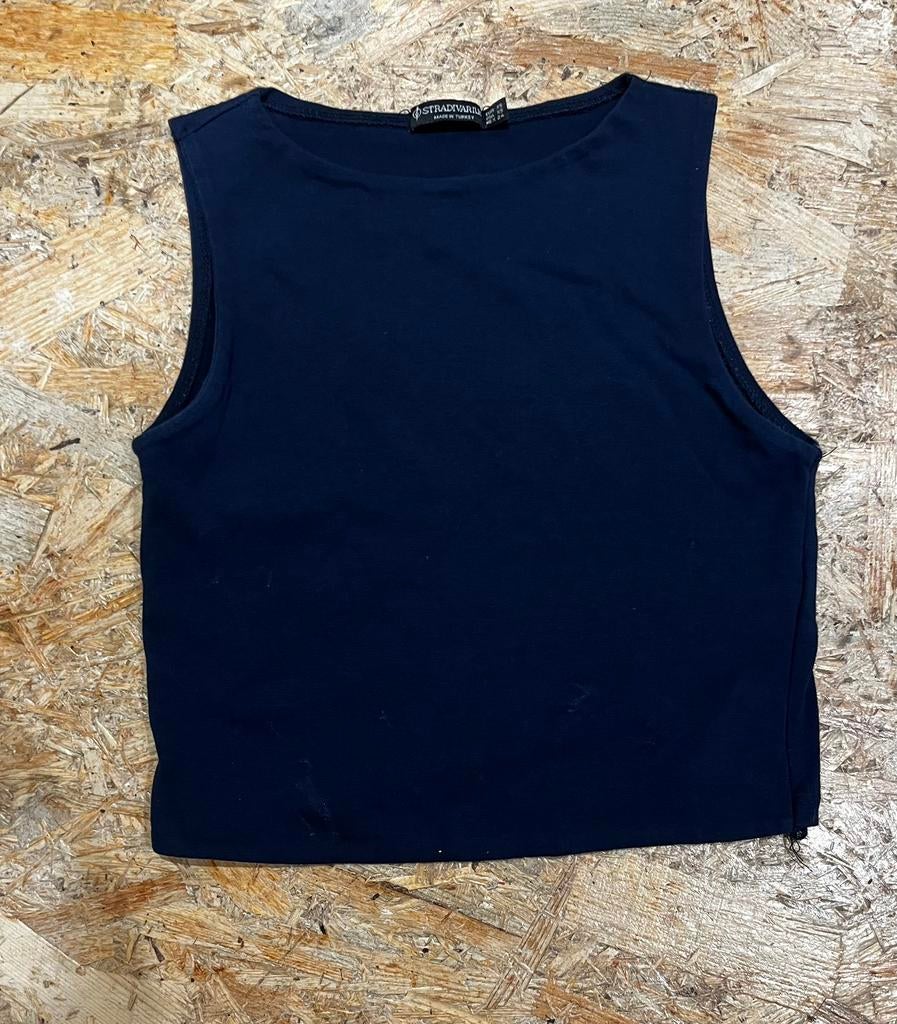 navy blauwe top, Blauw, Ophalen of Verzenden, Zo goed als nieuw, Zonder mouw