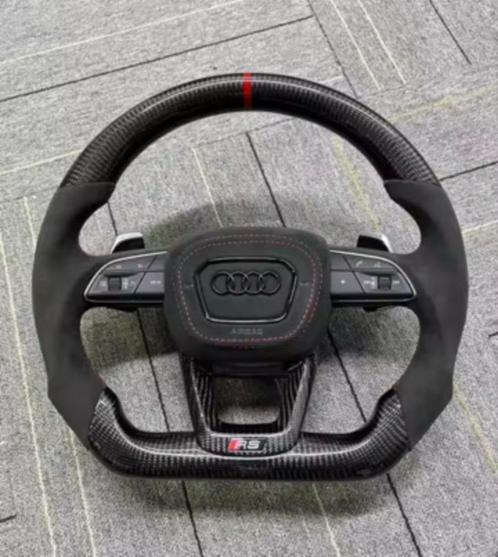 Audi custom stuur alcantara carbon compleet S RS, Auto-onderdelen, Besturing, Audi, Nieuw, Ophalen of Verzenden