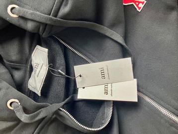 Ami Paris sweater Hoodie zwart Nieuw beschikbaar voor biedingen