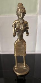 Dhokra beeldje in messing, Ophalen of Verzenden, Zo goed als nieuw, Mens