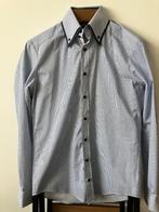 Hemd lange mouwen, 35/36, Kleding | Heren, Overhemden, Ophalen of Verzenden, Zo goed als nieuw, Blauw, Halswijdte 38 (S) of kleiner