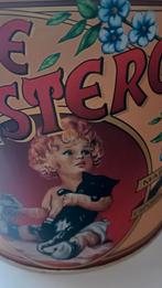 Middelgrote RETRO blikken doos - 22 cm hoog !, Ophalen, Gebruikt, Koek(jes)