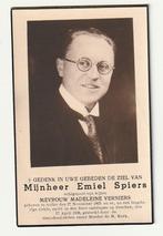 Doodsprentje Emiel SPIERS  Verniers Aalter 1893-1938 (foto), Verzamelen, Bidprentjes en Rouwkaarten, Bidprentje, Verzenden