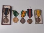 Lot van 5 medailles ww2 België, Verzamelen, Militaria | Tweede Wereldoorlog, Ophalen of Verzenden