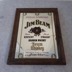 Vintage reclame spiegel Jim Beam Whiskey, Verzamelen, Ophalen of Verzenden