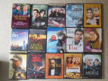 Diverse DVD's aan 2 €/st. -  met o.a. Midsomer Murders beschikbaar voor biedingen