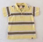 polo kraagje t-shirt Eager Beaver 104 gestreept bruin geel, Jongen, Gebruikt, Ophalen of Verzenden, Eager Beaver
