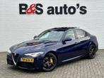 Alfa Romeo Giulia 2.0T Super Squadra Tuning 300+ PK Cruise C, Auto's, Automaat, Zwart, Blauw, Bedrijf