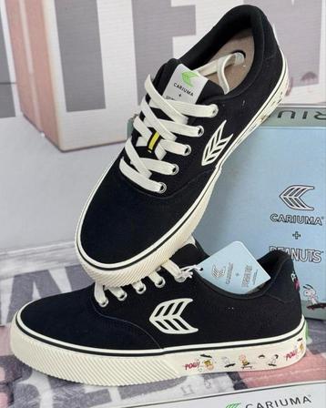 Toile daim noire Cariuma Peanuts Pro Snoopy Skate ivoire 39, Neuf, Enlèvement ou Envoi, Sneakers et Baskets, Noir
