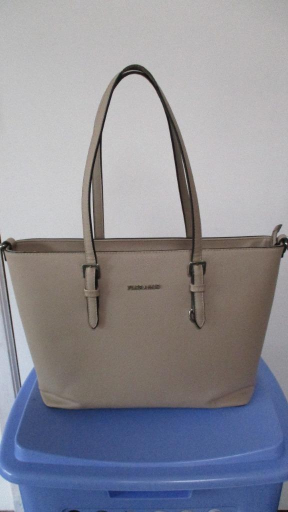 FLORA&CO handtas taupe, Handtassen en Accessoires, Tassen | Damestassen, Zo goed als nieuw, Handtas, Ophalen