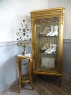 Franse vergulde kast met guirlandes, Antiek en Kunst, Ophalen