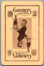 speelkaart - LK13892 - Gaymers cider, Verzamelen, Ophalen of Verzenden, Zo goed als nieuw, Speelkaart(en)